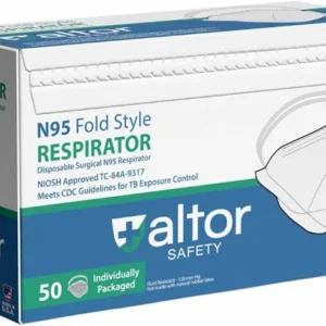 Altor Safety N95 NIOSH Surgical Fold Respirator 62220